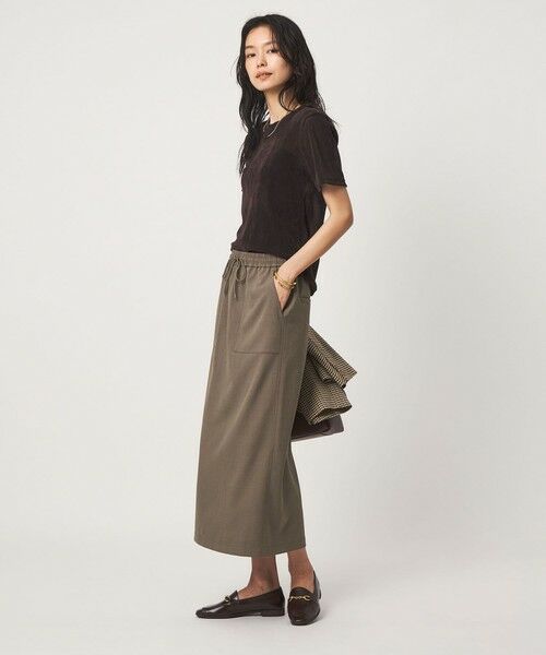 green label relaxing / グリーンレーベル リラクシング ロング・マキシ丈スカート | ［size SHORT/TALLあり］オルマイ ツイル タイト スカート | 詳細27