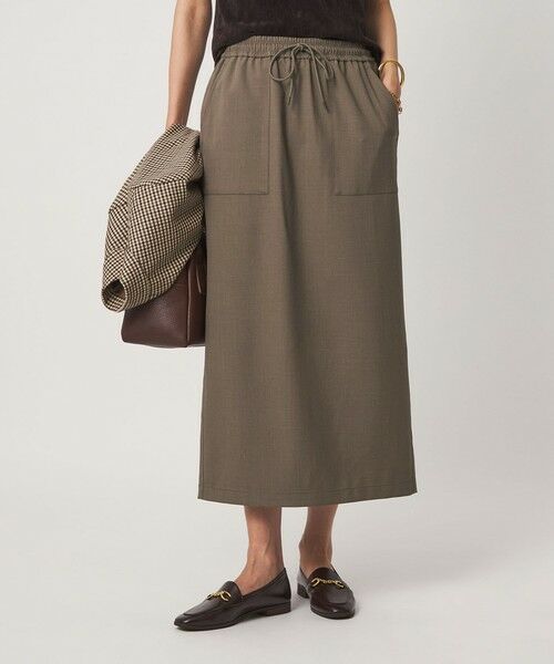 green label relaxing / グリーンレーベル リラクシング ロング・マキシ丈スカート | ［size SHORT/TALLあり］オルマイ ツイル タイト スカート（MOCA）