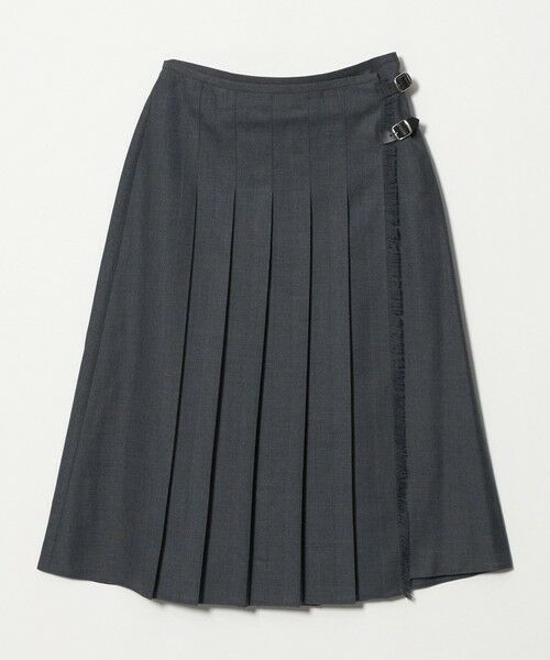 green label relaxing / グリーンレーベル リラクシング ロング・マキシ丈スカート | 【別注】＜O'NEIL of DUBLIN＞FS Kilt プリーツスカート（MD.GRAY）