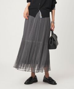 green label relaxing / グリーンレーベル リラクシング ロング・マキシ丈スカート | ［size SHORT/TALLあり］2WAY チュール スカート