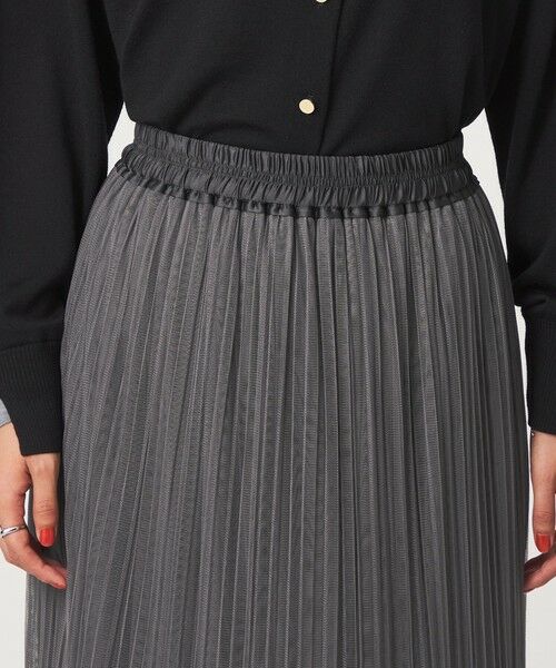 green label relaxing / グリーンレーベル リラクシング ロング・マキシ丈スカート | ［size SHORT/TALLあり］2WAY チュール スカート | 詳細12