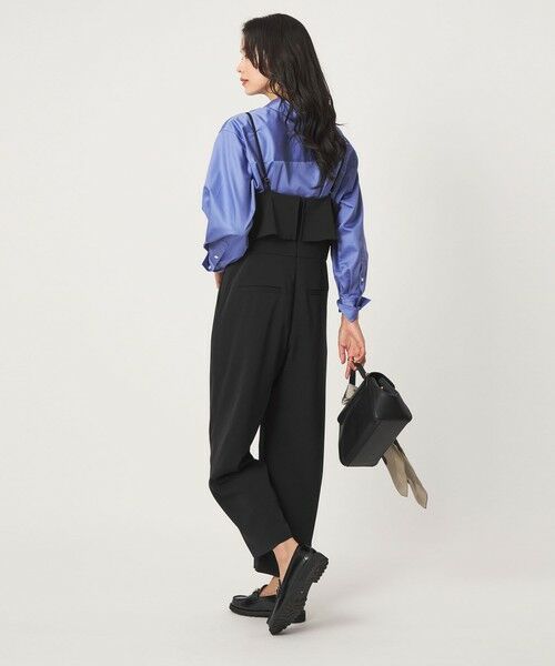 green label relaxing / グリーンレーベル リラクシング サロペット・オールインワン | ［size SHORT/TALLあり］レイヤード オールインワン ストレッチ | 詳細4
