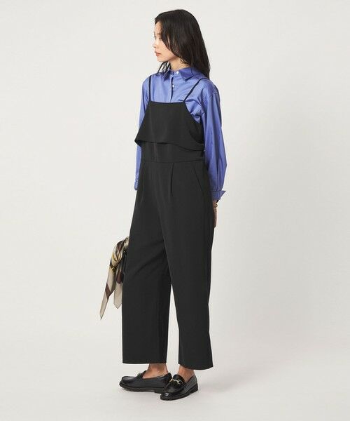 green label relaxing / グリーンレーベル リラクシング サロペット・オールインワン | ［size SHORT/TALLあり］レイヤード オールインワン ストレッチ | 詳細3