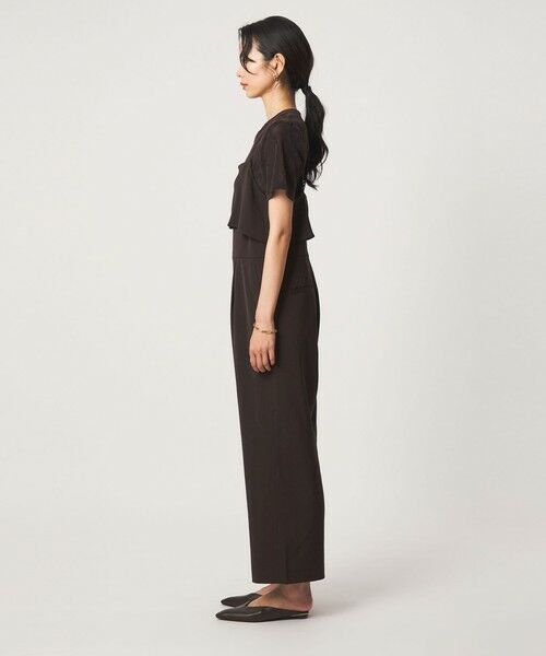 green label relaxing / グリーンレーベル リラクシング サロペット・オールインワン | ［size SHORT/TALLあり］レイヤード オールインワン ストレッチ | 詳細13