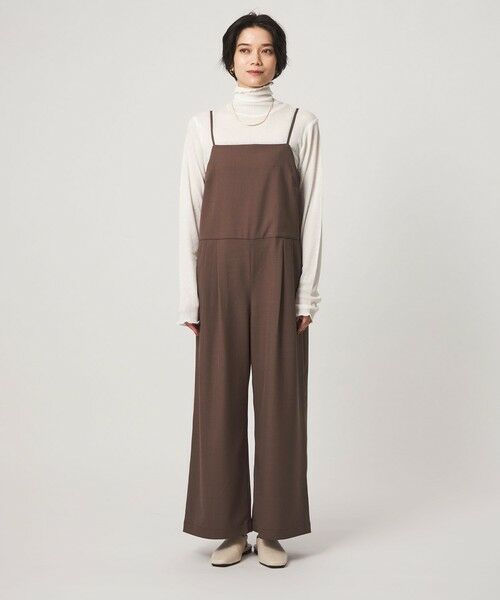 green label relaxing / グリーンレーベル リラクシング サロペット・オールインワン | ［size SHORT/TALLあり］オルマイ ツイル キャミソール サロペット | 詳細15