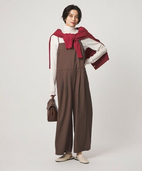 green label relaxing / グリーンレーベル リラクシング サロペット・オールインワン | ［size SHORT/TALLあり］オルマイ ツイル キャミソール サロペット | 詳細12