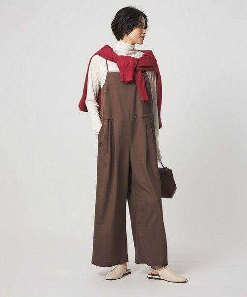 green label relaxing / グリーンレーベル リラクシング サロペット・オールインワン | ［size SHORT/TALLあり］オルマイ ツイル キャミソール サロペット | 詳細14