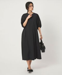 green label relaxing / グリーンレーベル リラクシング ロング・マキシ丈ワンピース | ボリューム スリーブ ワンピース