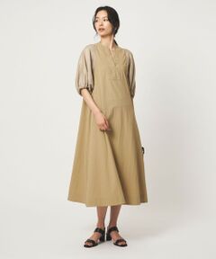 green label relaxing / グリーンレーベル リラクシング ロング・マキシ丈ワンピース | ボリューム スリーブ ワンピース