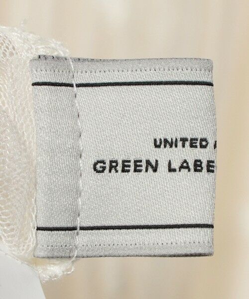 green label relaxing / グリーンレーベル リラクシング ロング・マキシ丈ワンピース | シシュウ チュール ワンピース | 詳細6