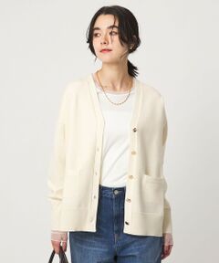 green label relaxing / グリーンレーベル リラクシング カーディガン・ボレロ | Vネック ニット カーディガン ウォッシャブル