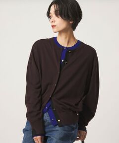 green label relaxing / グリーンレーベル リラクシング カーディガン・ボレロ | エブリニット 2WAY クルーネック カーディガン