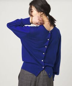 green label relaxing / グリーンレーベル リラクシング カーディガン・ボレロ | エブリニット 2WAY クルーネック カーディガン
