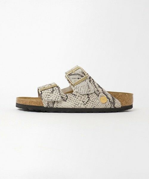 green label relaxing / グリーンレーベル リラクシング サンダル | 【国内EXCLUSIVE】＜BIRKENSTOCK＞アリゾナ プリント スネーク サンダル（OFF WHITE）