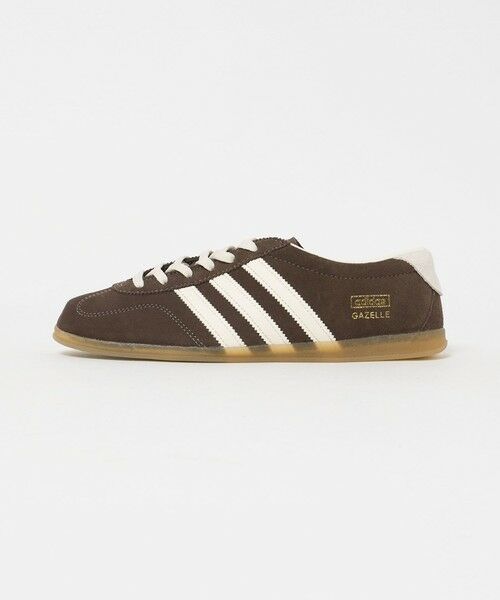 green label relaxing / グリーンレーベル リラクシング スニーカー | 【WEB限定】＜adidas Originals＞ガゼル ロープロファイル スニーカー（DK.BROWN）
