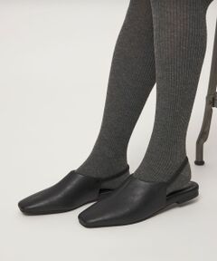 green label relaxing / グリーンレーベル リラクシング フラットシューズ | スクエアトゥ バックスリング シューズ