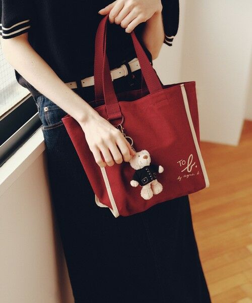 green label relaxing / グリーンレーベル リラクシング トートバッグ | ＜To b. by agnes b.コラボ＞トートバッグ（ミニ）（WINE）