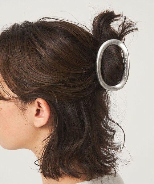 green label relaxing / グリーンレーベル リラクシング ヘアピン | ＜To b. by agnes b.コラボ＞ロゴ ヘアクリップ（オーバル） | 詳細8