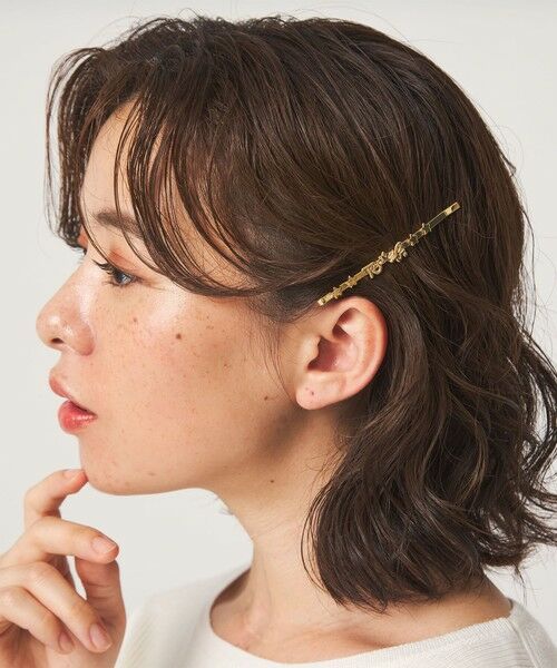 green label relaxing / グリーンレーベル リラクシング カチューシャ・カチューム・その他 | ＜To b. by agnes b.コラボ＞ロゴ ヘアピン | 詳細2