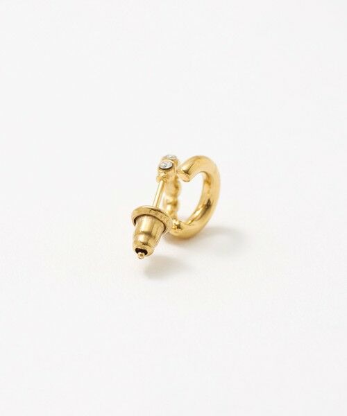 green label relaxing / グリーンレーベル リラクシング ピアス・イヤリング | キュービック ダブルライン ピアス | 詳細3