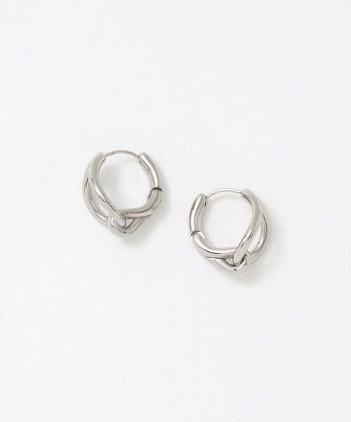 green label relaxing / グリーンレーベル リラクシング ピアス・イヤリング | ドロップ フープピアス（SILVER）