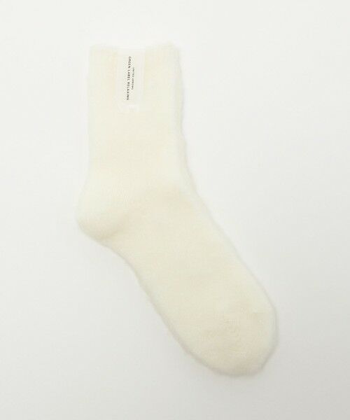 green label relaxing / グリーンレーベル リラクシング ソックス | シャギー ソックス（WHITE）