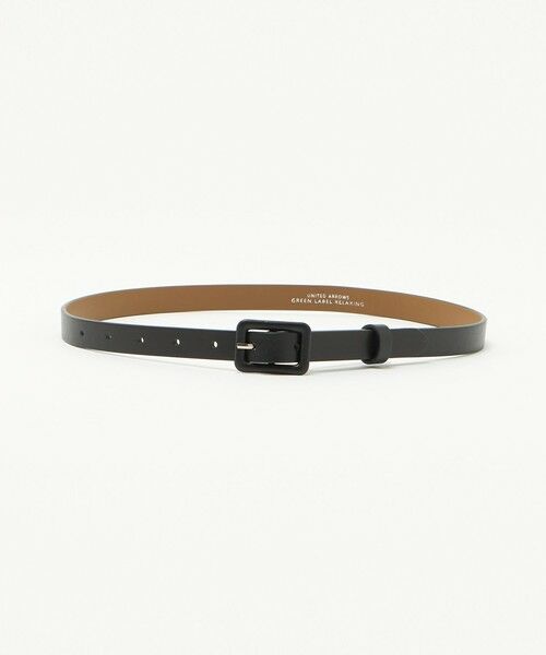 green label relaxing / グリーンレーベル リラクシング ベルト・サスペンダー | クルミバックル ベルト（BLACK）