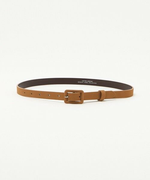 green label relaxing / グリーンレーベル リラクシング ベルト・サスペンダー | クルミバックル ベルト（BEIGE）