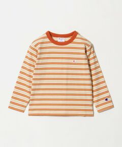 green label relaxing / グリーンレーベル リラクシング カットソー | ＜Champion＞ボーダー ロングスリーブ Tシャツ / キッズ 110cm-130cm