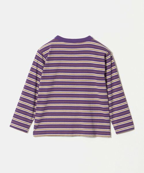 green label relaxing / グリーンレーベル リラクシング カットソー | ＜Champion＞ボーダー ロングスリーブ Tシャツ / キッズ 110cm-130cm | 詳細3