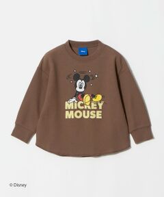 green label relaxing / グリーンレーベル リラクシング カットソー | 【別注】＜URBAMENT＞ミッキーマウス ロングスリーブ Tシャツ / キッズ 100cm-130cm