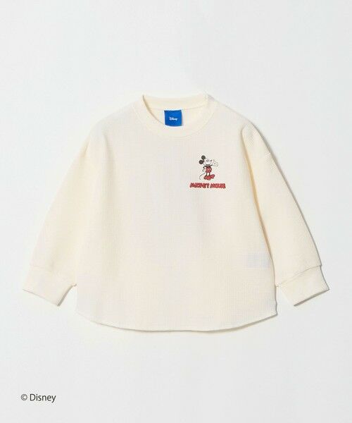 green label relaxing / グリーンレーベル リラクシング カットソー | 【別注】<URBAMENT>ミッキーマウス ロングスリーブ Tシャツ / キッズ 100cm-130cm | 詳細2