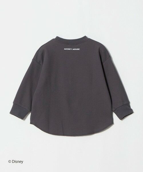 green label relaxing / グリーンレーベル リラクシング カットソー | 【別注】<URBAMENT>ミッキーマウス ロングスリーブ Tシャツ / キッズ 100cm-130cm | 詳細7
