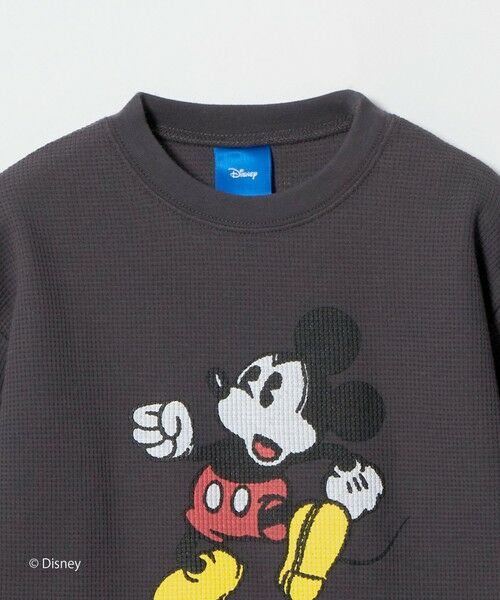 green label relaxing / グリーンレーベル リラクシング カットソー | 【別注】<URBAMENT>ミッキーマウス ロングスリーブ Tシャツ / キッズ 100cm-130cm | 詳細8