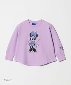 green label relaxing / グリーンレーベル リラクシング カットソー | 【別注】＜URBAMENT＞ミニーマウス ロングスリーブ Tシャツ / キッズ 100cm-130cm
