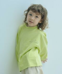 green label relaxing / グリーンレーベル リラクシング カットソー | 【別注】＜WILD THINGS＞プリント ロングスリーブ Tシャツ / キッズ 110cm-130cm