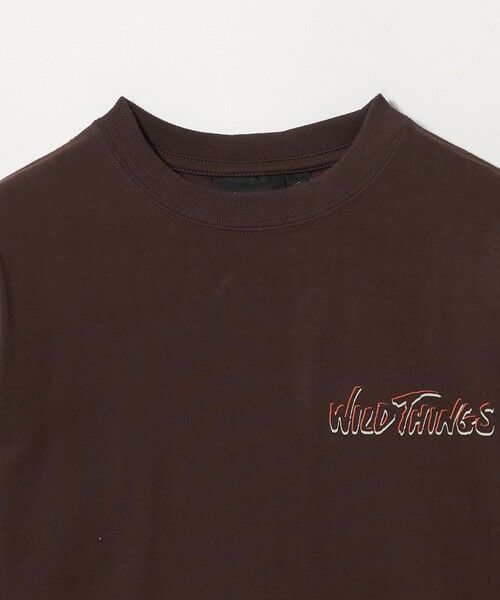 green label relaxing / グリーンレーベル リラクシング カットソー | 【別注】＜WILD THINGS＞プリント ロングスリーブ Tシャツ / キッズ 110cm-130cm | 詳細10