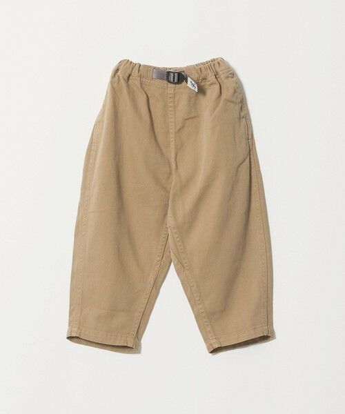 green label relaxing / グリーンレーベル リラクシング その他パンツ | 【別注】<GRAMICCI>ワイドテーパードパンツ / キッズ 100cm-130cm(BEIGE)