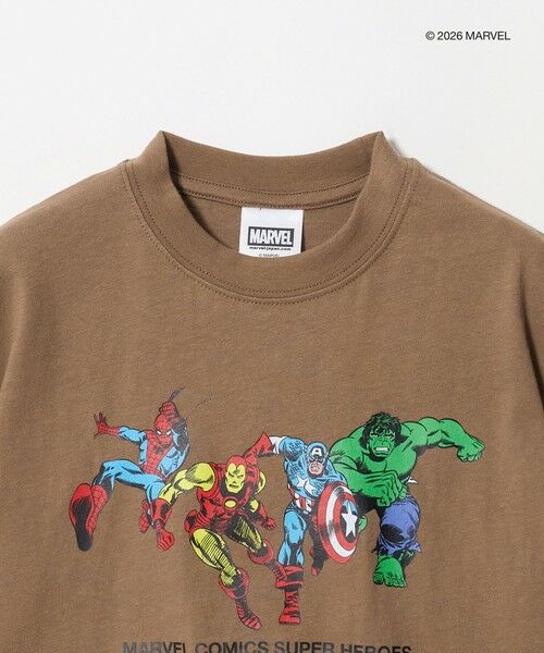 green label relaxing / グリーンレーベル リラクシング カットソー | 【別注】<URBAMENT>MARVEL Tシャツ / キッズ 100cm-130cm | 詳細10