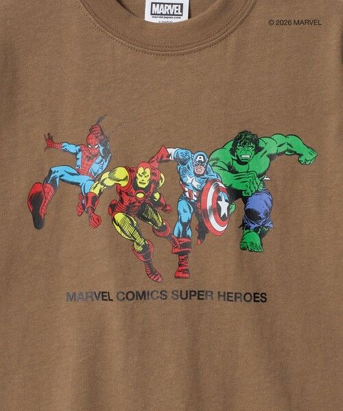 green label relaxing / グリーンレーベル リラクシング カットソー | 【別注】<URBAMENT>MARVEL Tシャツ / キッズ 100cm-130cm | 詳細11