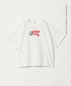 green label relaxing / グリーンレーベル リラクシング カットソー | 【別注】＜Sanrio＞モチーフ ショートスリーブ Tシャツ / キッズ 100cm-130cm