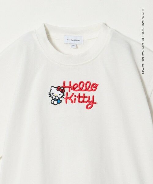 green label relaxing / グリーンレーベル リラクシング カットソー | 【別注】＜Sanrio＞モチーフ ショートスリーブ Tシャツ / キッズ 100cm-130cm | 詳細2