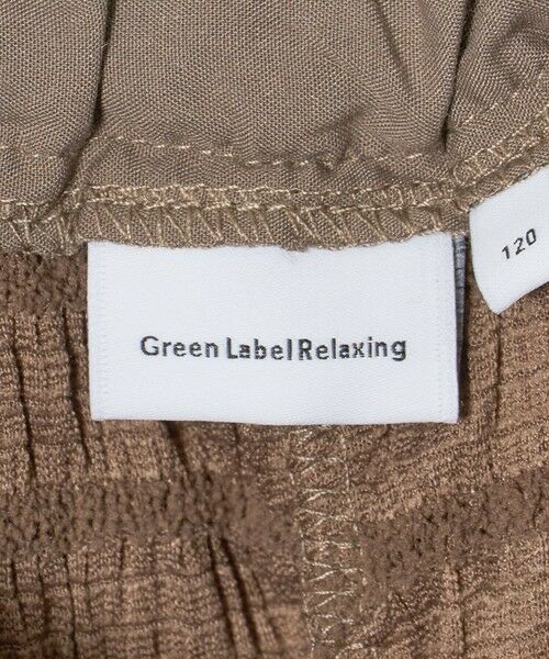 green label relaxing / グリーンレーベル リラクシング ショート・ハーフ・半端丈パンツ | カットジャガード キュロット パンツ / キッズ 120cm-160cm | 詳細14