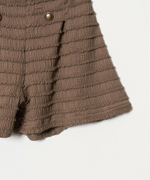 green label relaxing / グリーンレーベル リラクシング ショート・ハーフ・半端丈パンツ | カットジャガード キュロット パンツ / キッズ 120cm-160cm | 詳細11