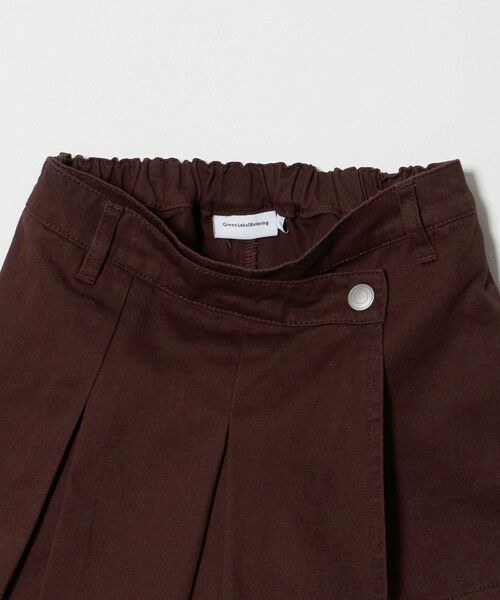 green label relaxing / グリーンレーベル リラクシング ロング・マキシ丈スカート | ツイル アシメ キュロット / キッズ 100cm-160cm | 詳細16
