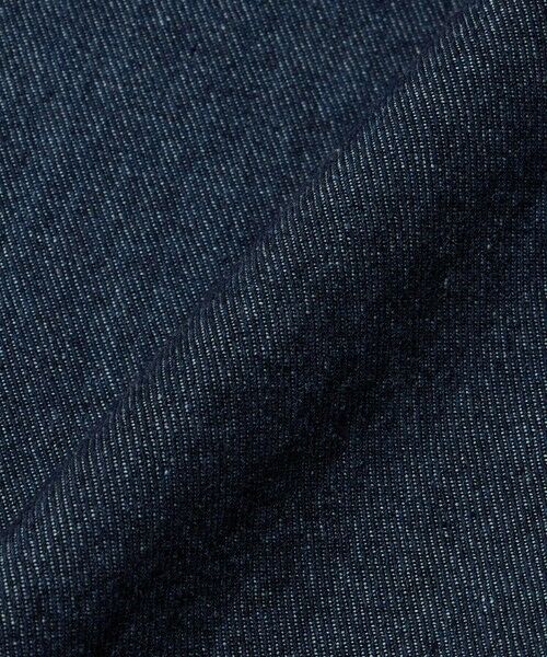 green label relaxing / グリーンレーベル リラクシング ロング・マキシ丈ワンピース | デニム スタンドカラー フリル ワンピース / キッズ 100cm-160cm | 詳細9