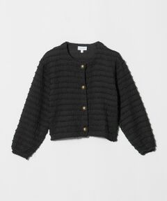 green label relaxing / グリーンレーベル リラクシング カーディガン・ボレロ | カットジャガード カーディガン / キッズ 120cm-160cm