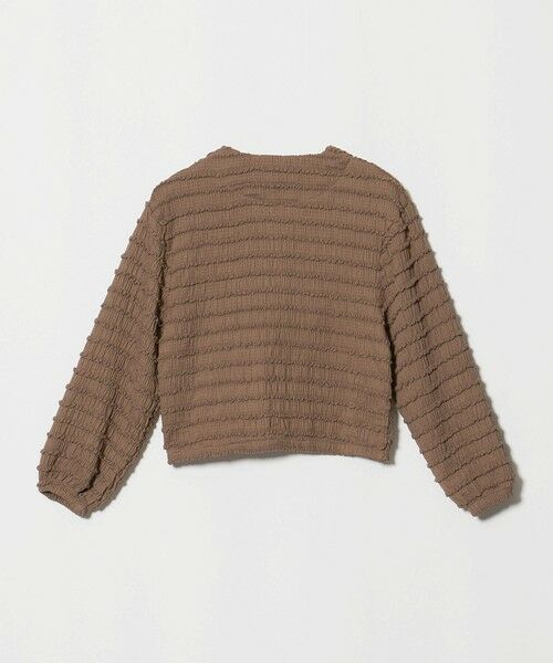 green label relaxing / グリーンレーベル リラクシング カーディガン・ボレロ | カットジャガード カーディガン / キッズ 120cm-160cm | 詳細5