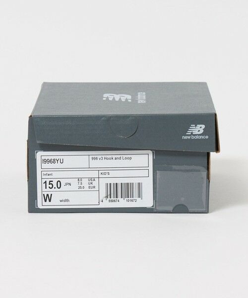 green label relaxing / グリーンレーベル リラクシング スニーカー | 【WEB限定】＜New Balance＞996 v3 Hook and Loop / キッズ 14cm-16cm | 詳細10