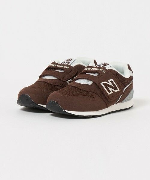 green label relaxing / グリーンレーベル リラクシング スニーカー | 【WEB限定】＜New Balance＞996 v3 Hook and Loop / キッズ 14cm-16cm（DK.BROWN）